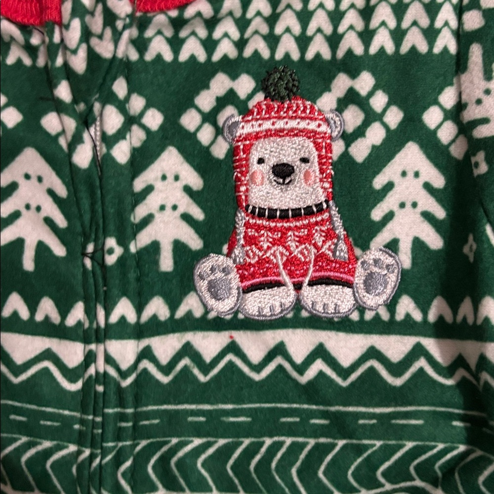 Fleece footie pajama SET - Picture 5 of 10